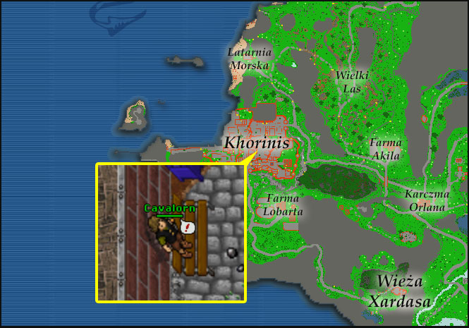 Lokacja na mapie: Cavalorn (Khorinis)