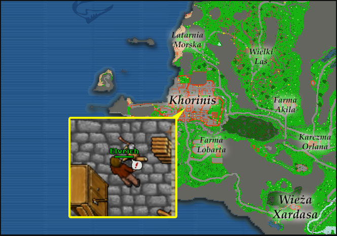 Lokacja na mapie: Elvrich (Khorinis)