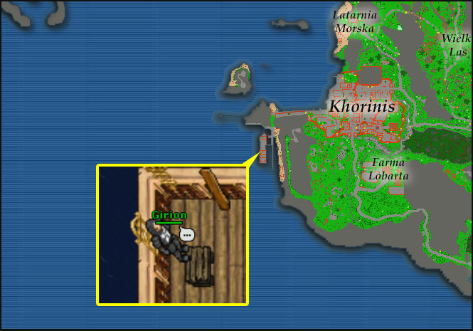 Lokacja na mapie: Girion (Khorinis – Statek)