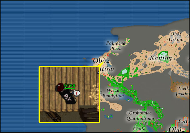 Lokacja na mapie: Greg (Obóz Piratów)