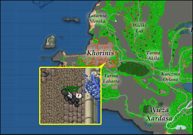Lokacja na mapie: Lothar (Górne miasto)