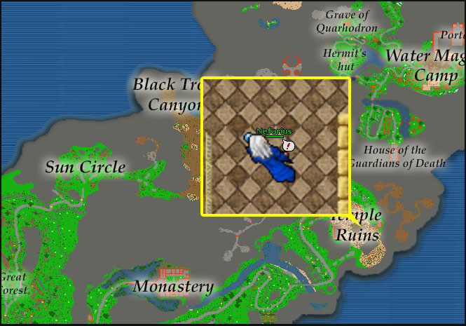Lokacja na mapie: Nefarius (Wyspa Khorinis)